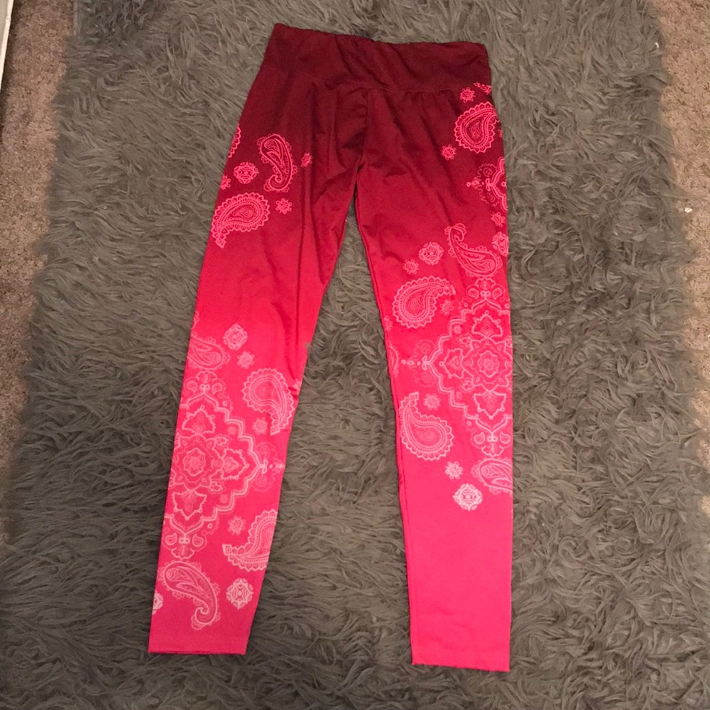 ombré stretchy justice leggings